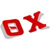 Theta Chi Big Greek Letter Window Sticker Decal 8 Inches Red(Red)