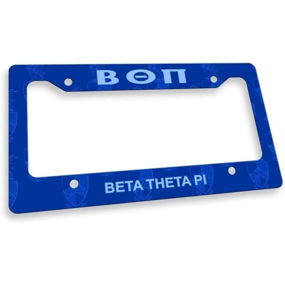 imageBeta Theta Pi Custom License Plate Frame Royal Blue