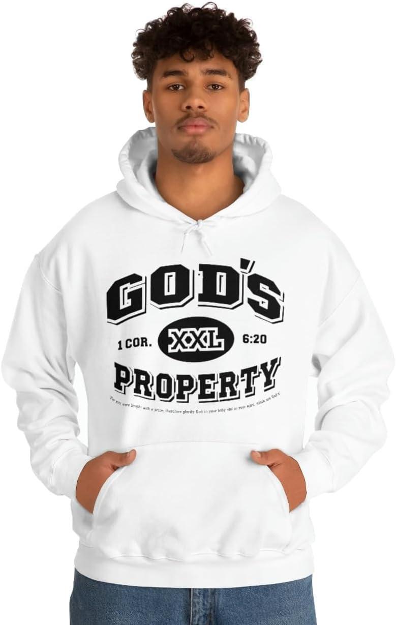 imageGods Property Christian Hoodie SweatshirtWhite