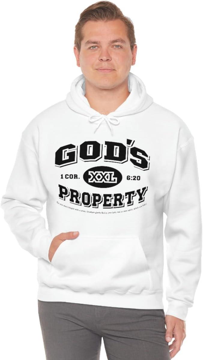 imageGods Property Christian Hoodie SweatshirtWhite