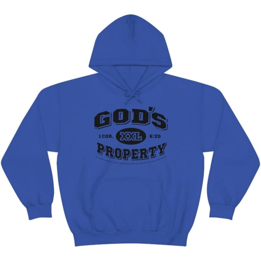imageGods Property Christian Hoodie SweatshirtRoyal