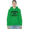 God’s Property – Christian Hoodie Sweatshirt(Irish Green)