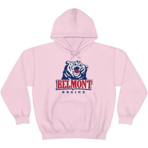 Belmont University Boyfriend Hoodies(Light Pink)