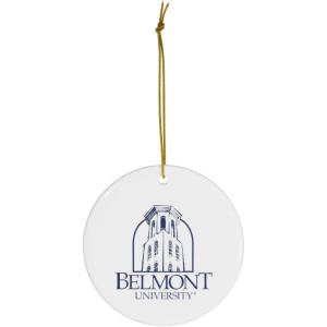 Belmont University Tower Christmas Ornament