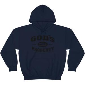 God’s Property – Christian Hoodie Sweatshirt(Navy)