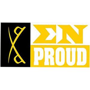 Sigma Nu Proud Bumper Sticker