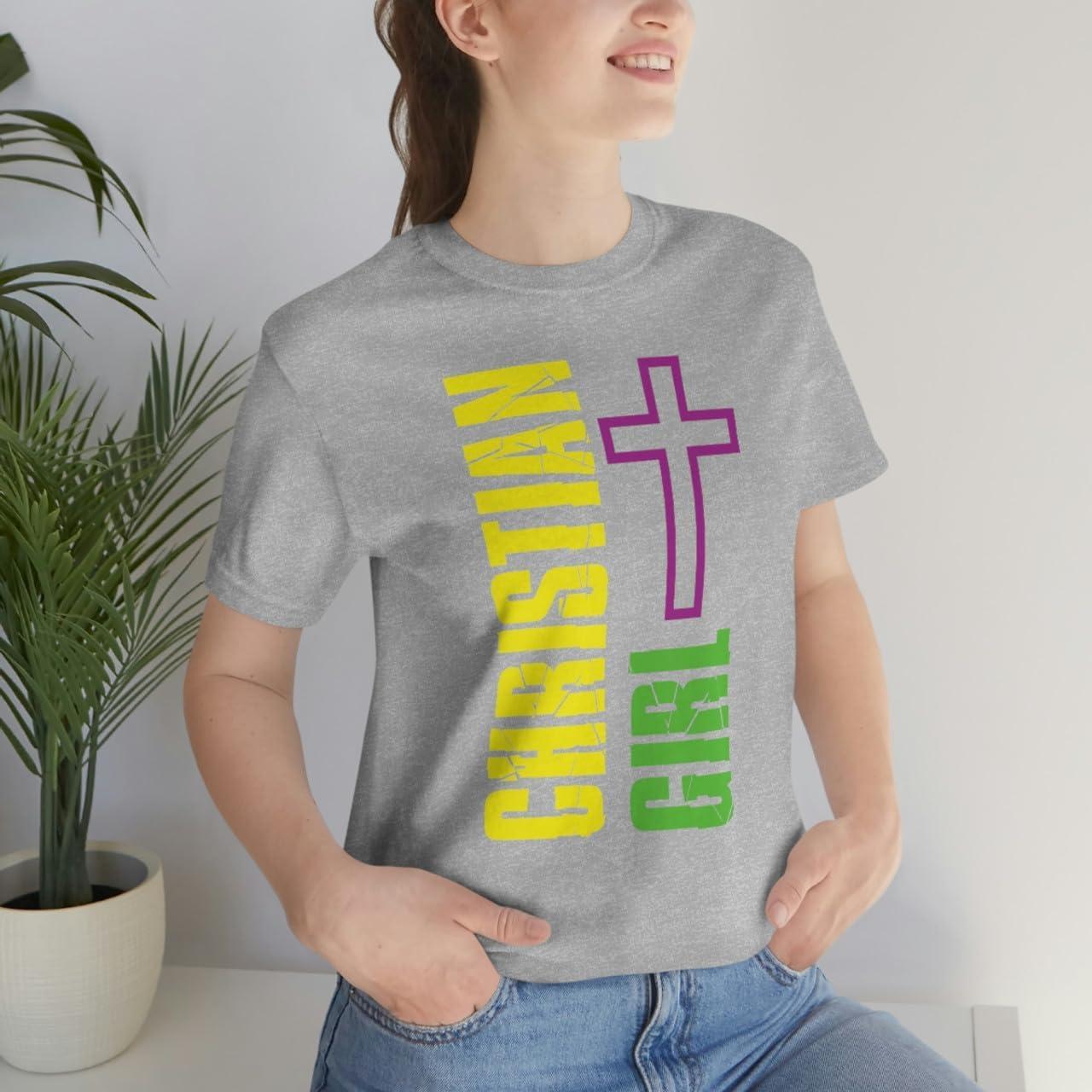 imageChristian Girl Unisex Jersey Short Sleeve TeeAthletic Heather
