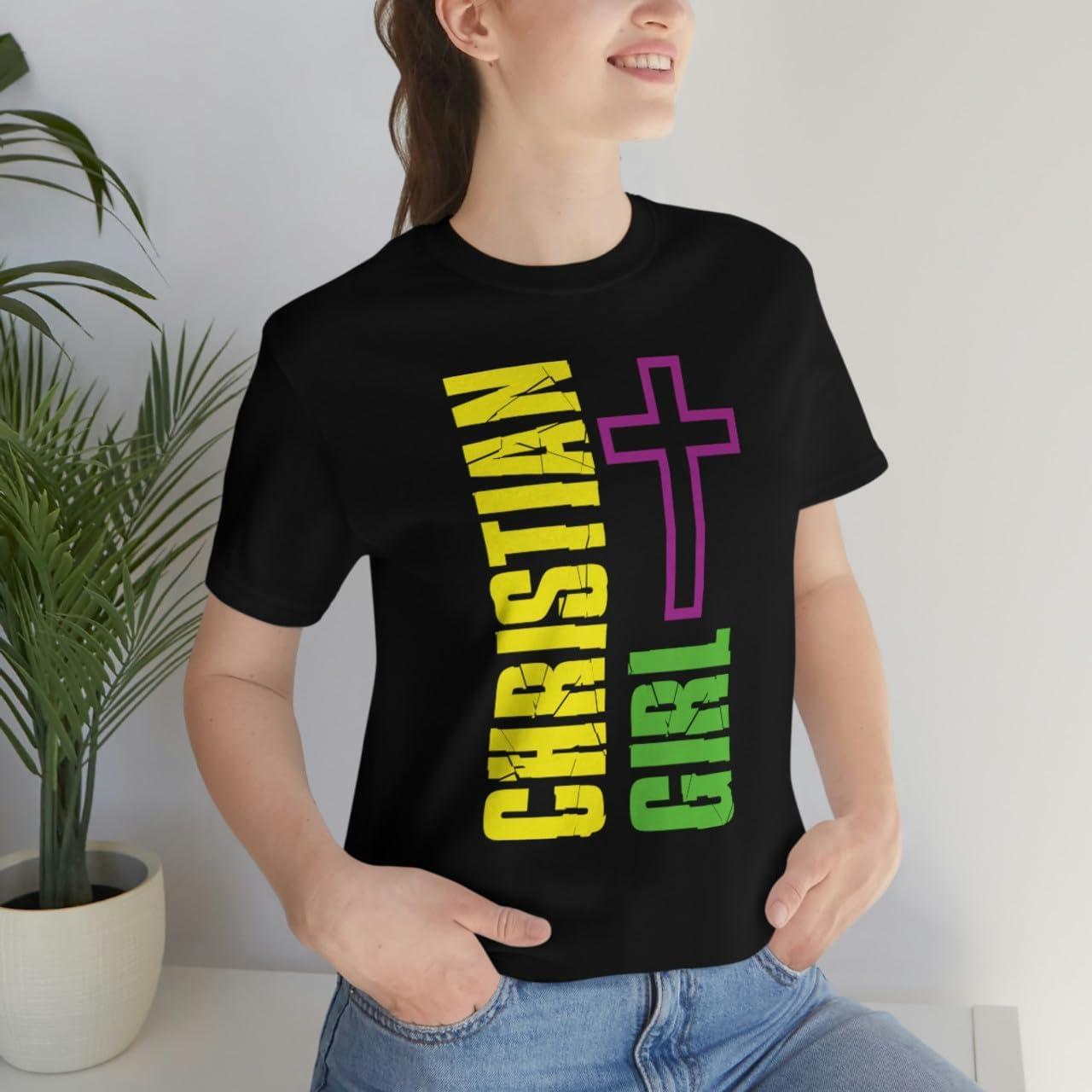 imageChristian Girl Unisex Jersey Short Sleeve TeeBlack