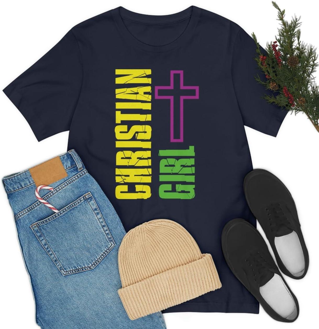 imageChristian Girl Unisex Jersey Short Sleeve TeeNavy