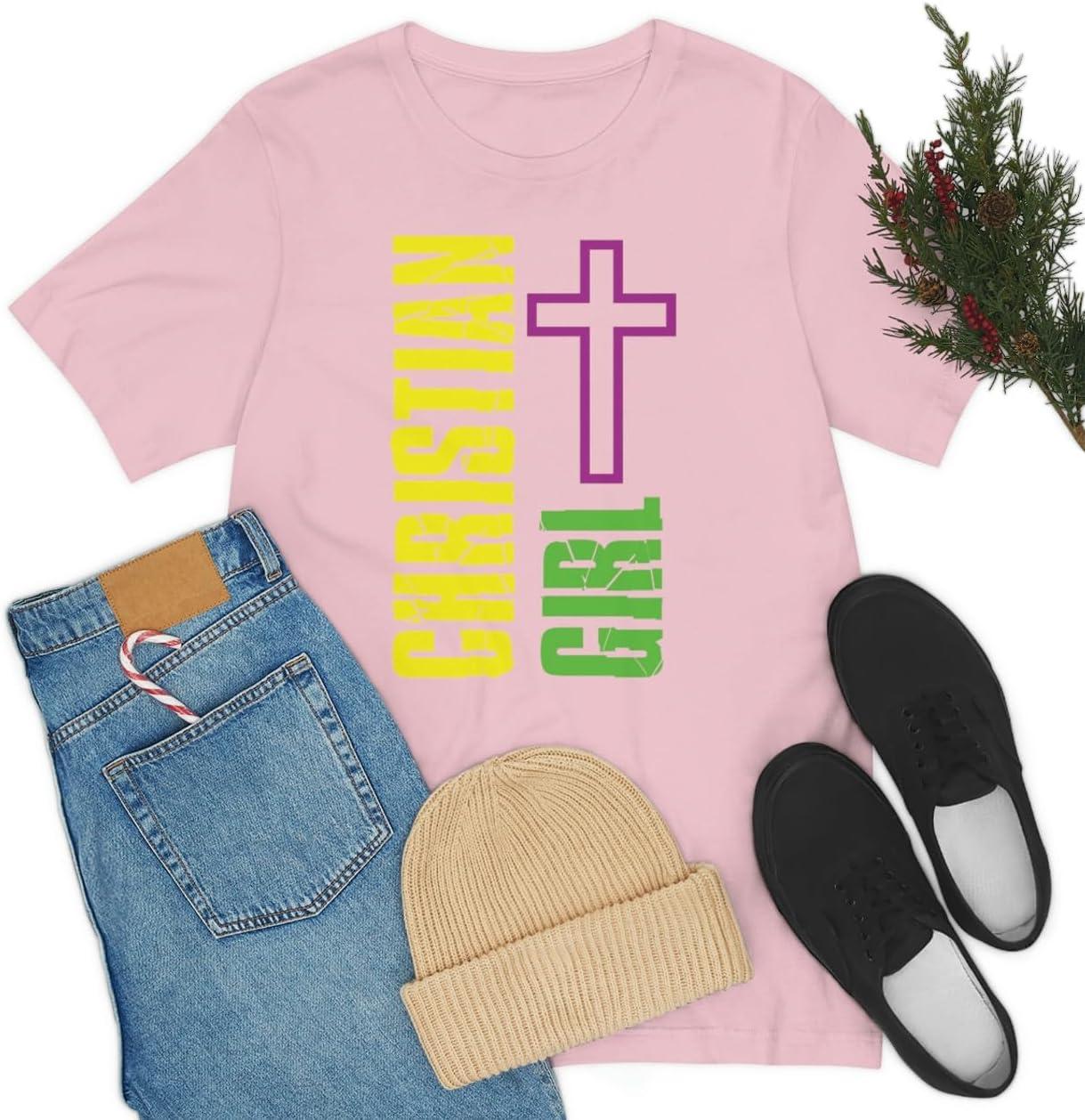 imageChristian Girl Unisex Jersey Short Sleeve TeePink