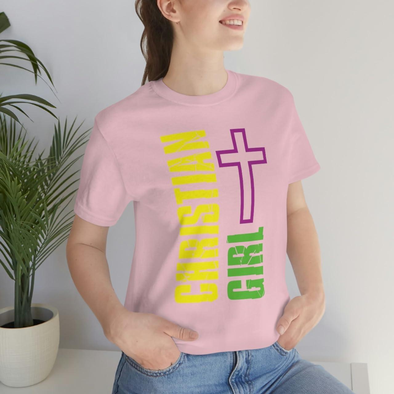 imageChristian Girl Unisex Jersey Short Sleeve TeePink