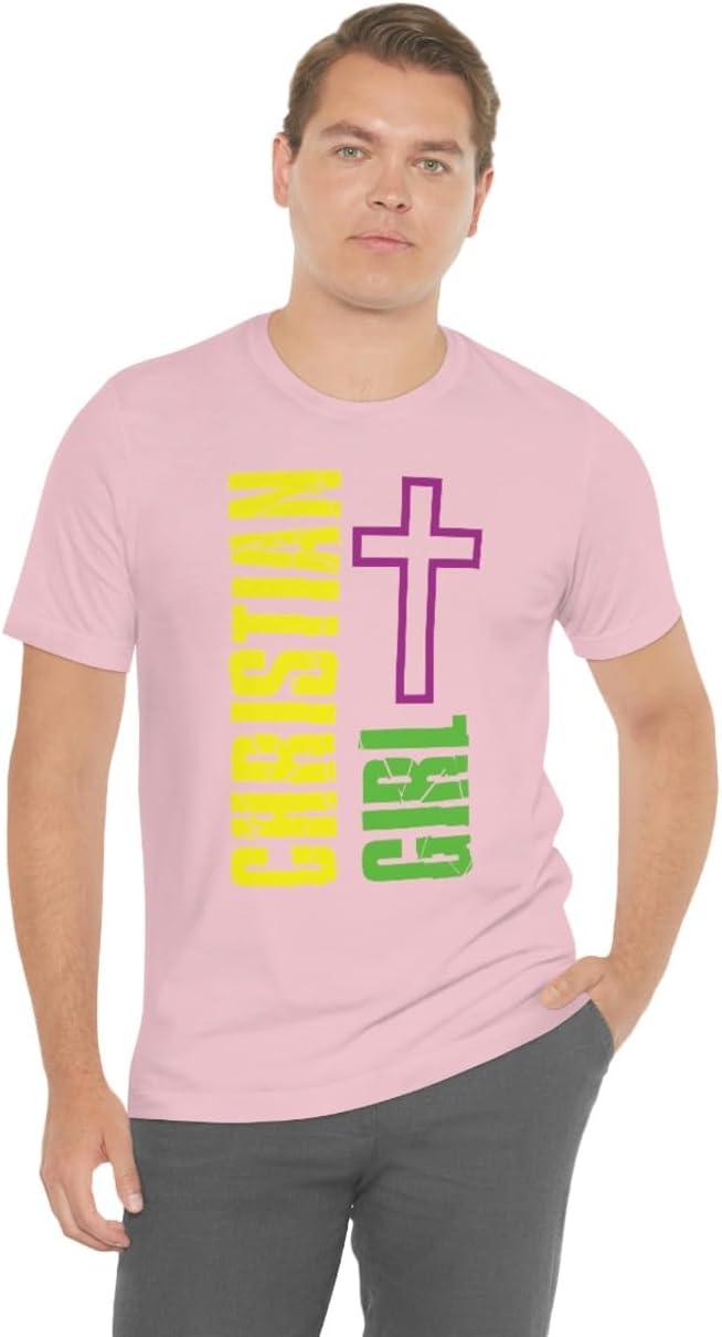 imageChristian Girl Unisex Jersey Short Sleeve TeePink