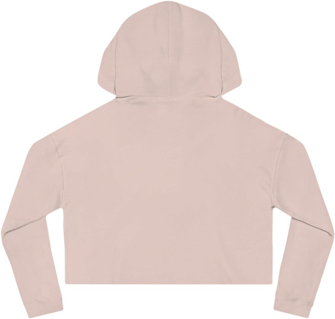 imageGods Girl Womens Cropped Hooded SweatshirtBlush