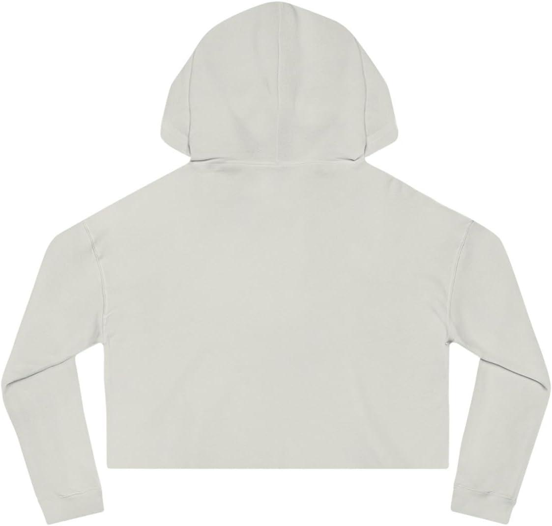 imageGods Girl Womens Cropped Hooded SweatshirtBone