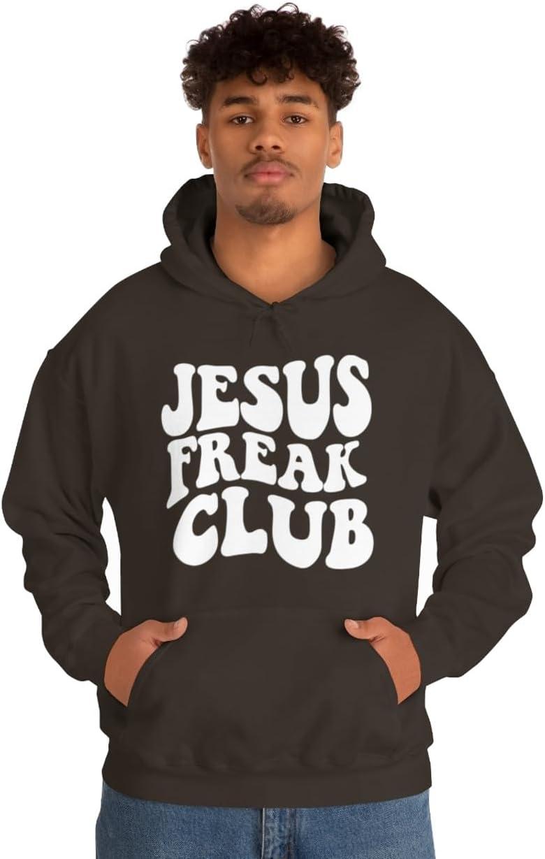 imageJesus Freak Christian Hoodie SweatshirtDark Chocolate