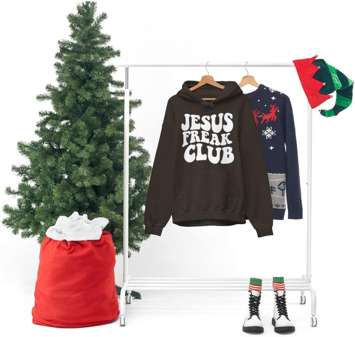 imageJesus Freak Christian Hoodie SweatshirtDark Chocolate