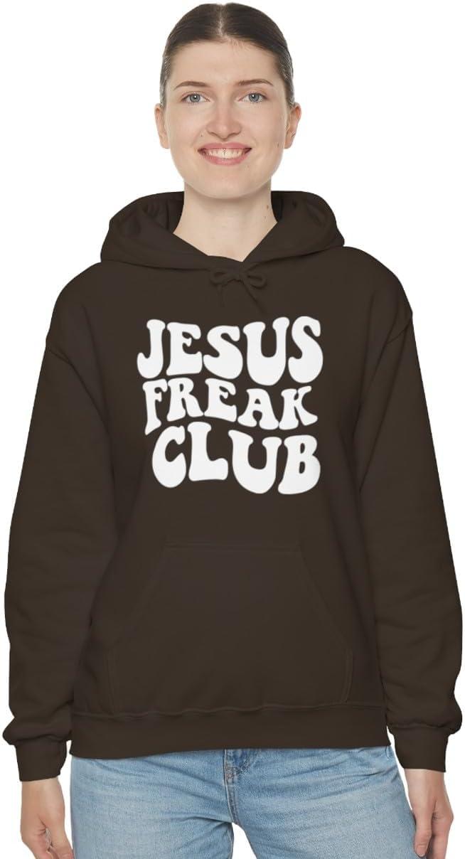 imageJesus Freak Christian Hoodie SweatshirtDark Chocolate