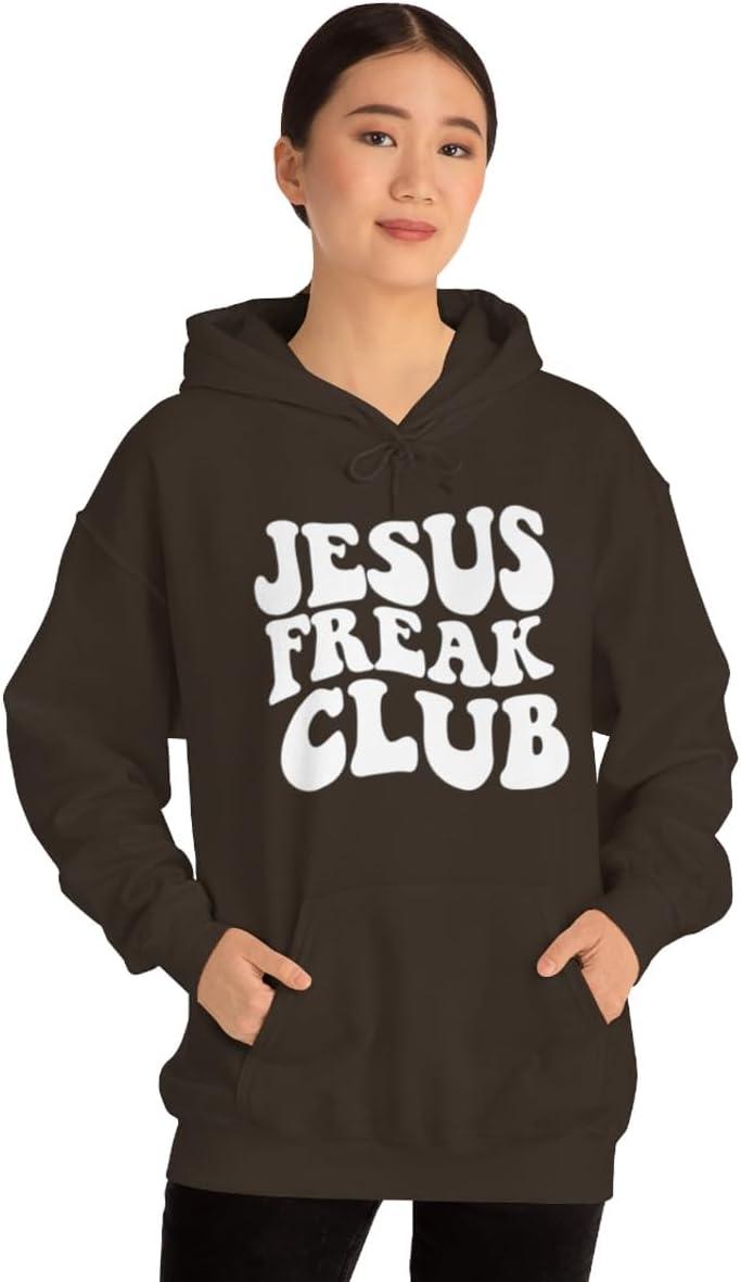imageJesus Freak Christian Hoodie SweatshirtDark Chocolate