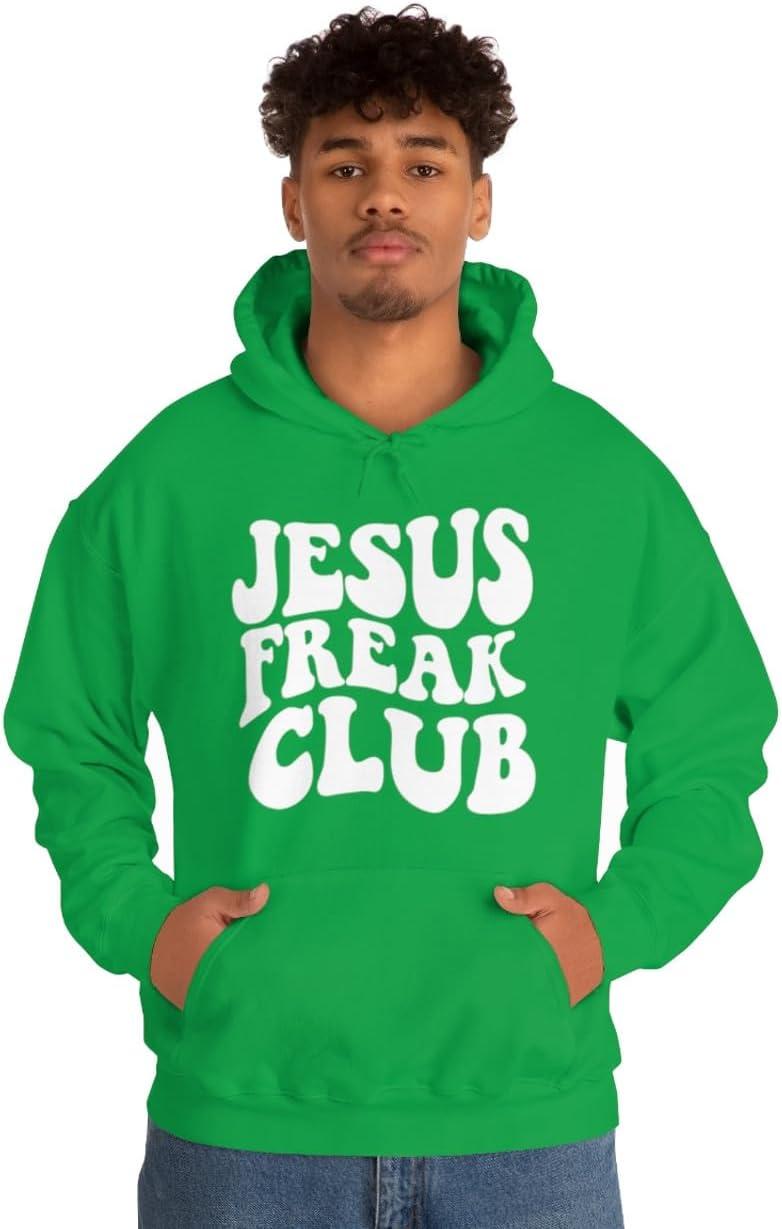imageJesus Freak Christian Hoodie SweatshirtIrish Green