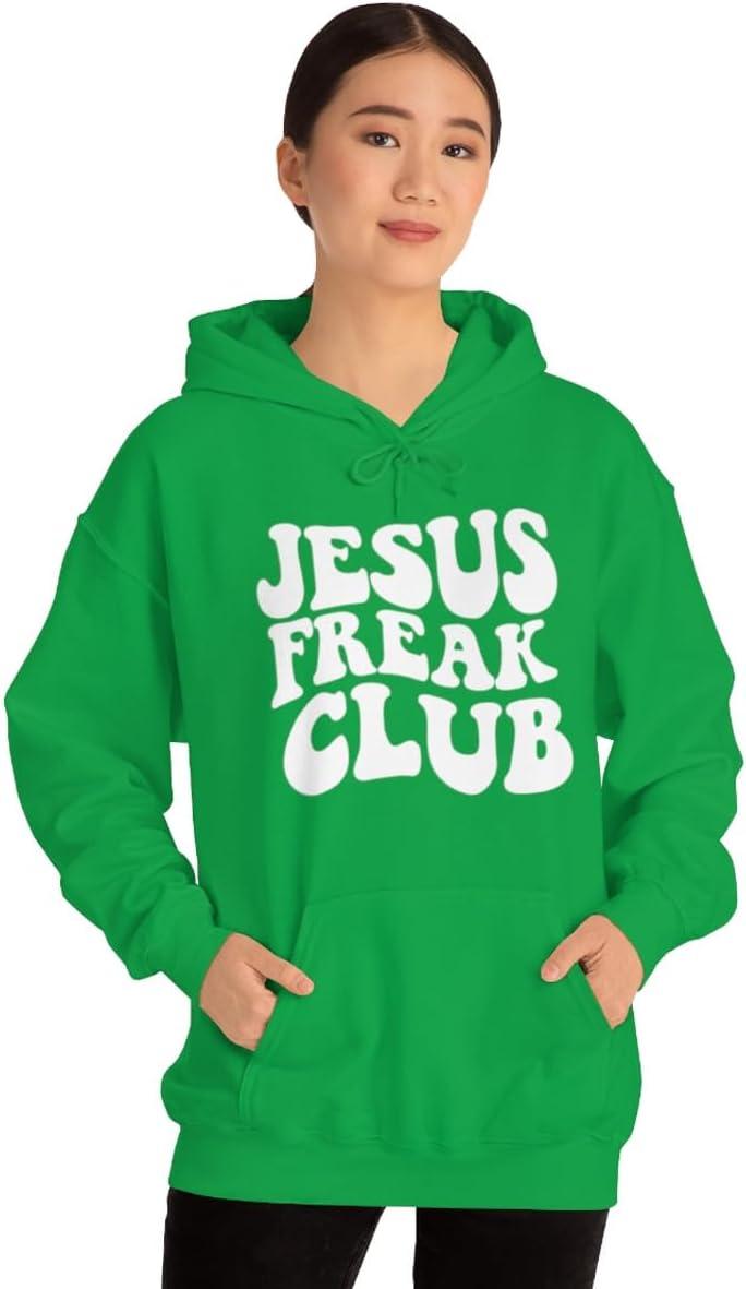 imageJesus Freak Christian Hoodie SweatshirtIrish Green