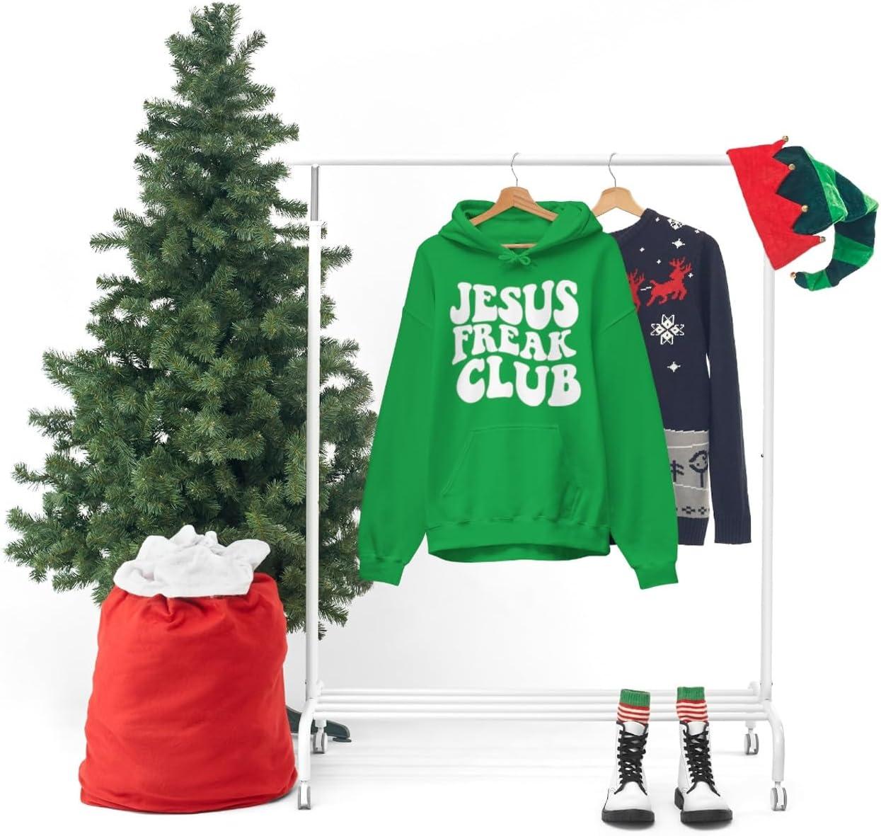 imageJesus Freak Christian Hoodie SweatshirtIrish Green