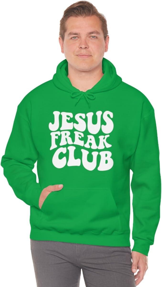 imageJesus Freak Christian Hoodie SweatshirtIrish Green