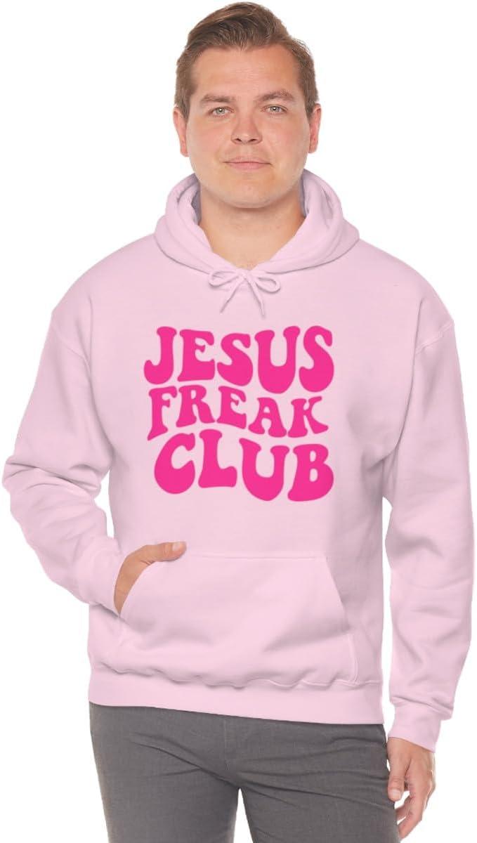 imageJesus Freak Christian Hoodie SweatshirtLight Pink
