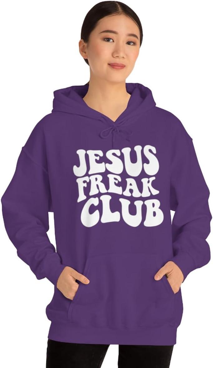 imageJesus Freak Christian Hoodie SweatshirtPurple