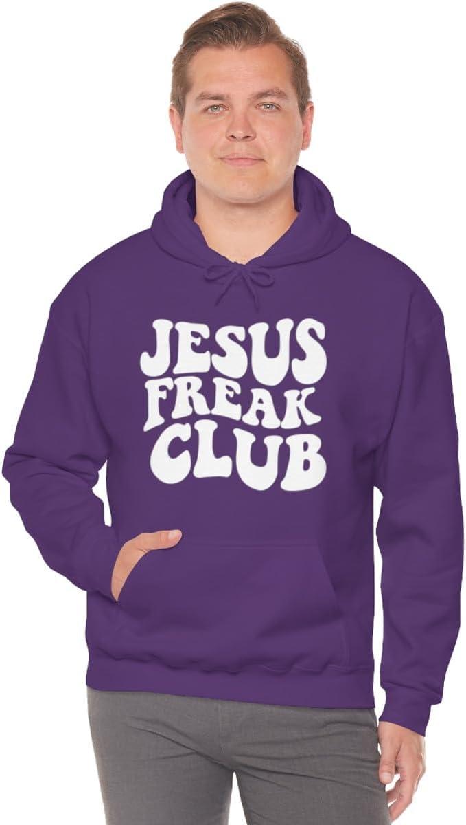 imageJesus Freak Christian Hoodie SweatshirtPurple