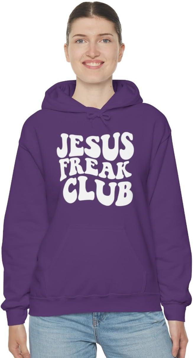 imageJesus Freak Christian Hoodie SweatshirtPurple