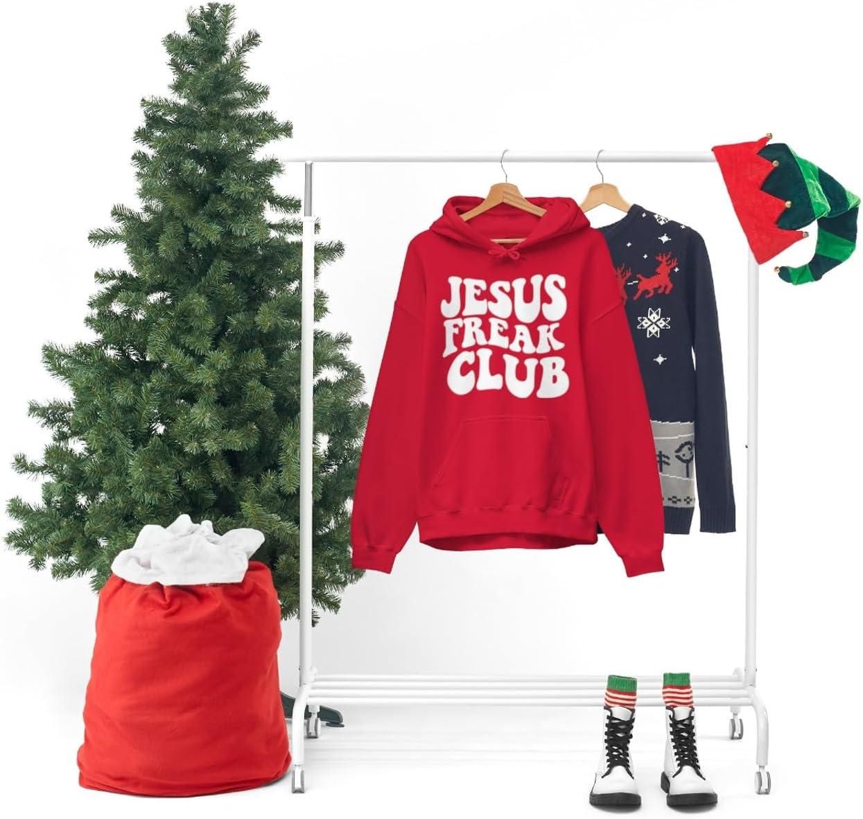 imageJesus Freak Christian Hoodie SweatshirtRed