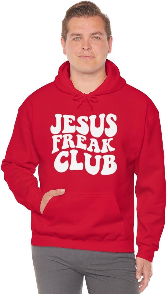 imageJesus Freak Christian Hoodie SweatshirtRed