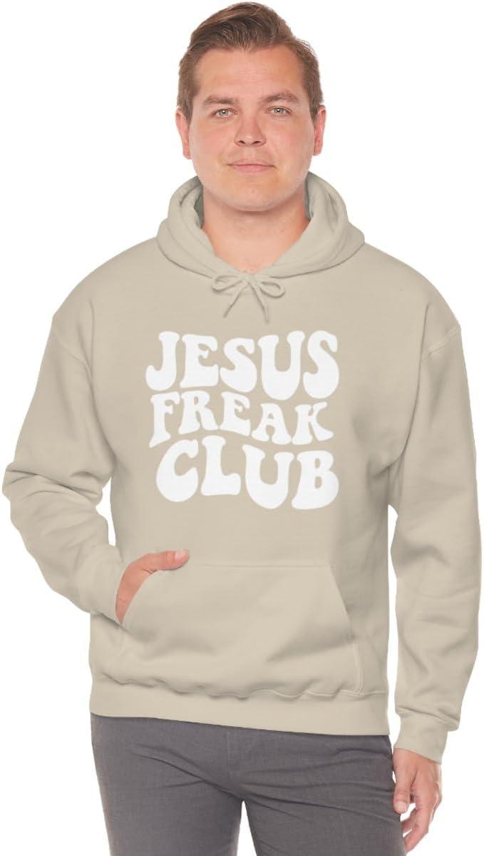 imageJesus Freak Christian Hoodie SweatshirtSand