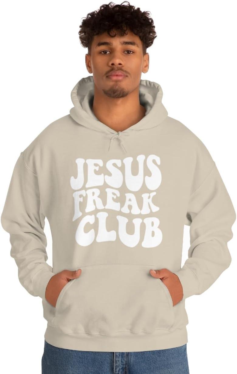 imageJesus Freak Christian Hoodie SweatshirtSand