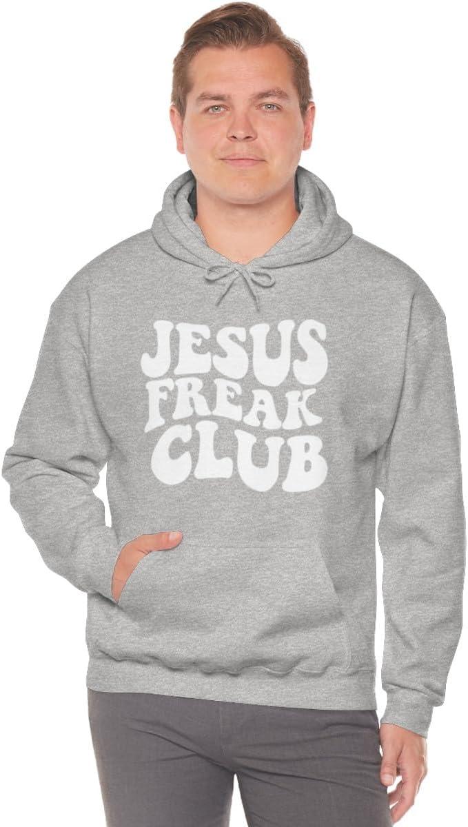 imageJesus Freak Christian Hoodie SweatshirtSport Grey