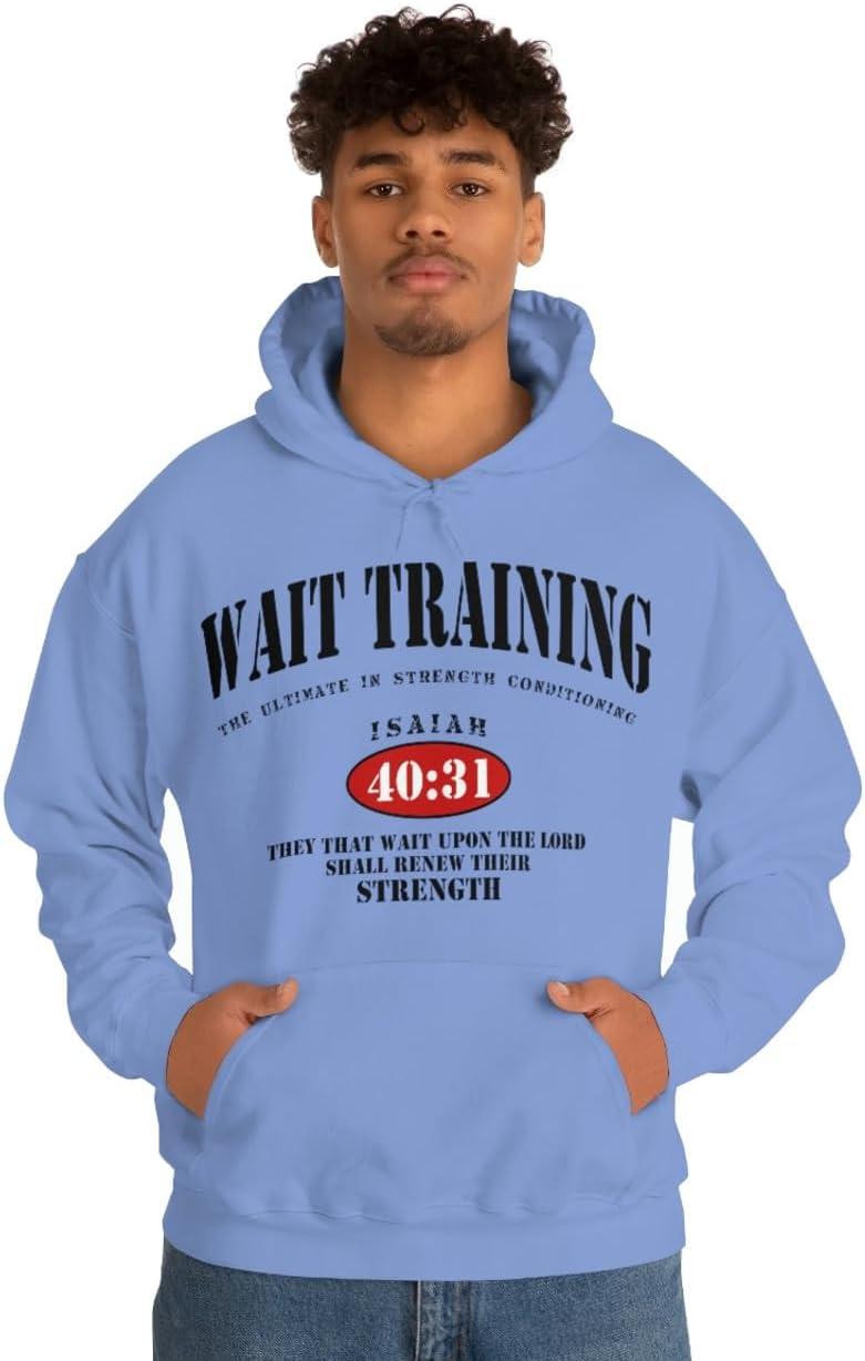 imageWait Training The Ultimate In Strength Training HoodieCarolina Blue