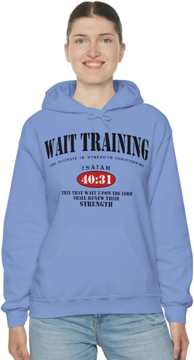 imageWait Training The Ultimate In Strength Training HoodieCarolina Blue