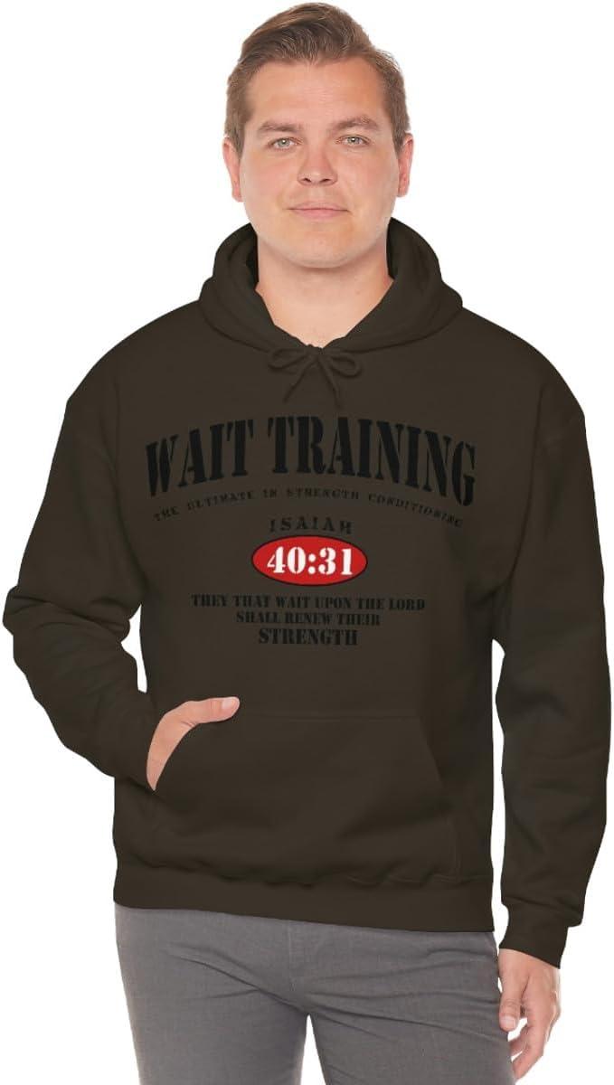 imageWait Training The Ultimate In Strength Training HoodieDark Chocolate