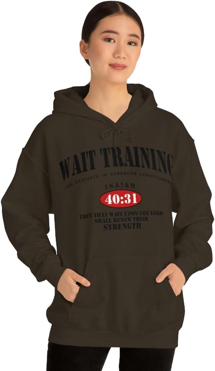 imageWait Training The Ultimate In Strength Training HoodieDark Chocolate