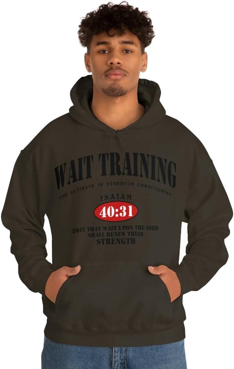imageWait Training The Ultimate In Strength Training HoodieDark Chocolate