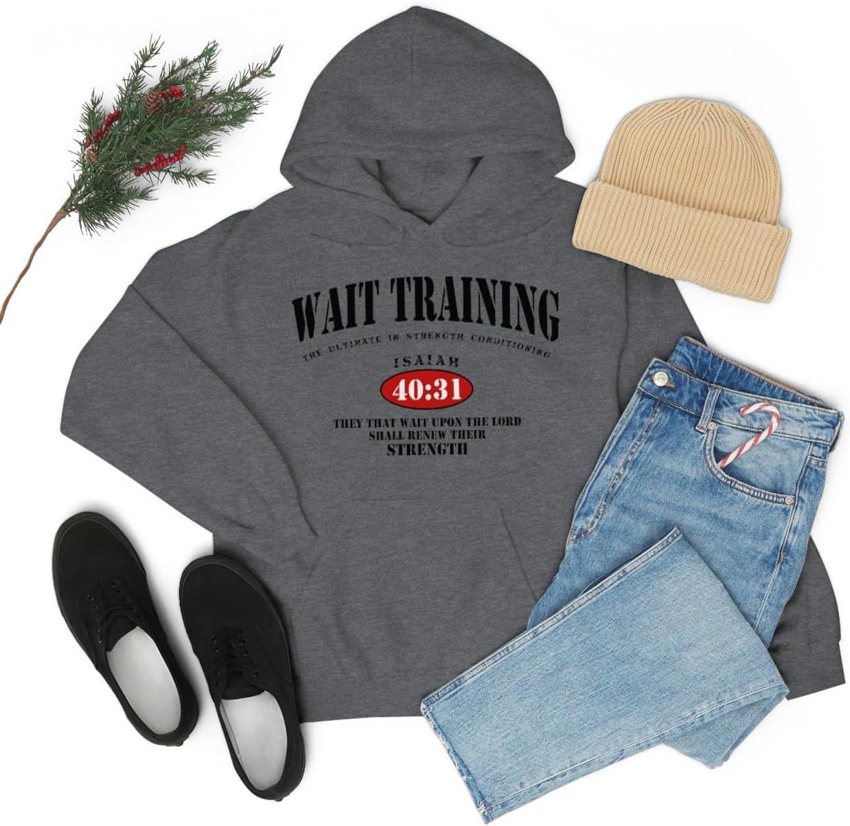 imageWait Training The Ultimate In Strength Training HoodieDark Heather