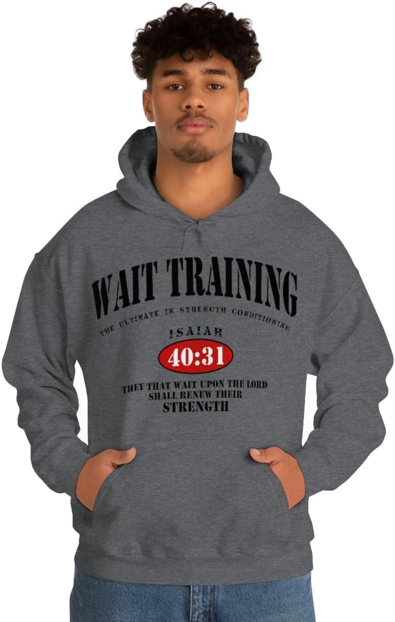imageWait Training The Ultimate In Strength Training HoodieDark Heather