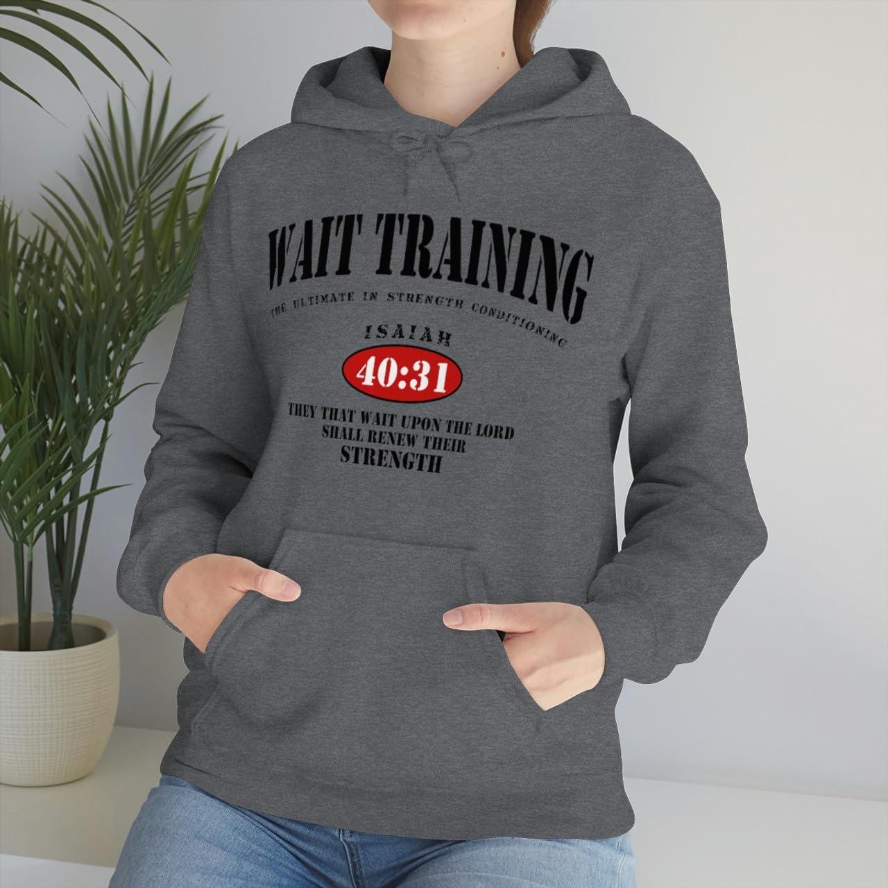 imageWait Training The Ultimate In Strength Training HoodieDark Heather