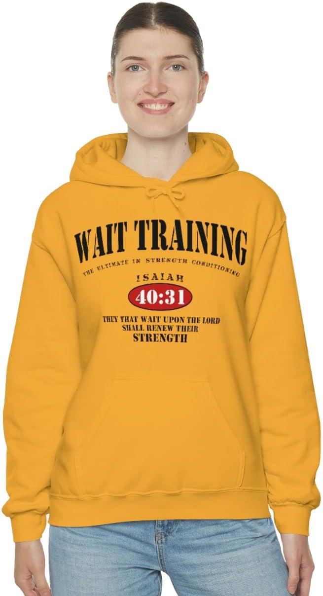 imageWait Training The Ultimate In Strength Training HoodieGold