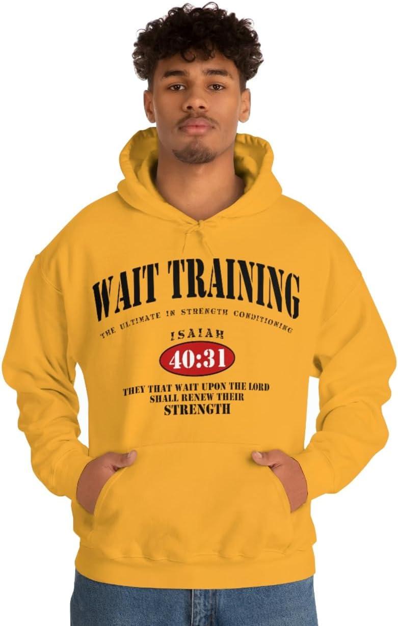 imageWait Training The Ultimate In Strength Training HoodieGold