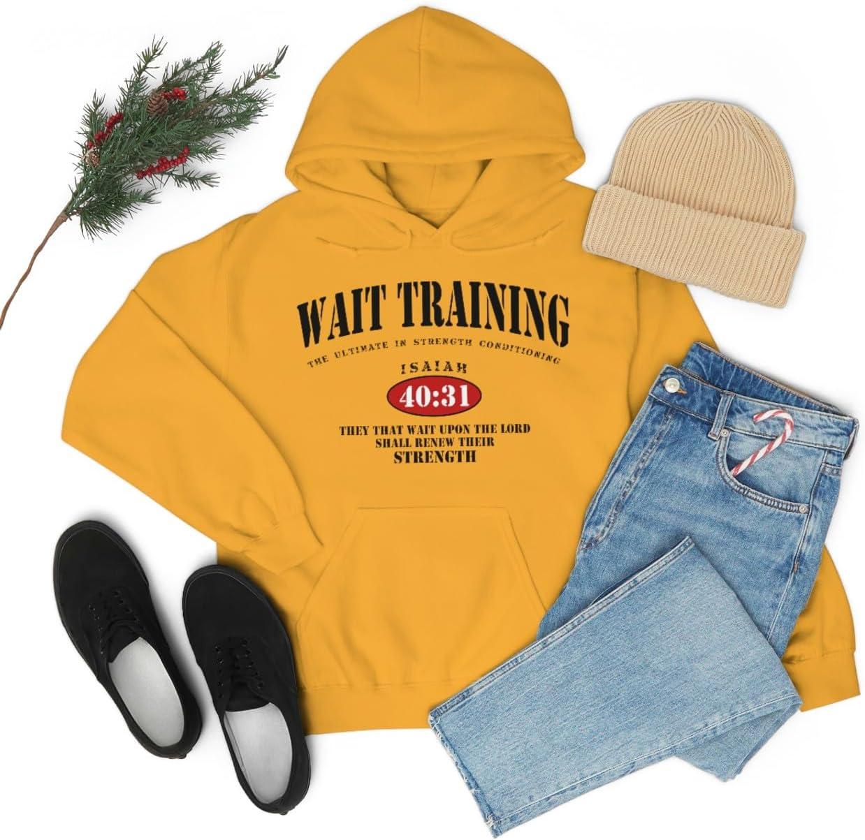 imageWait Training The Ultimate In Strength Training HoodieGold