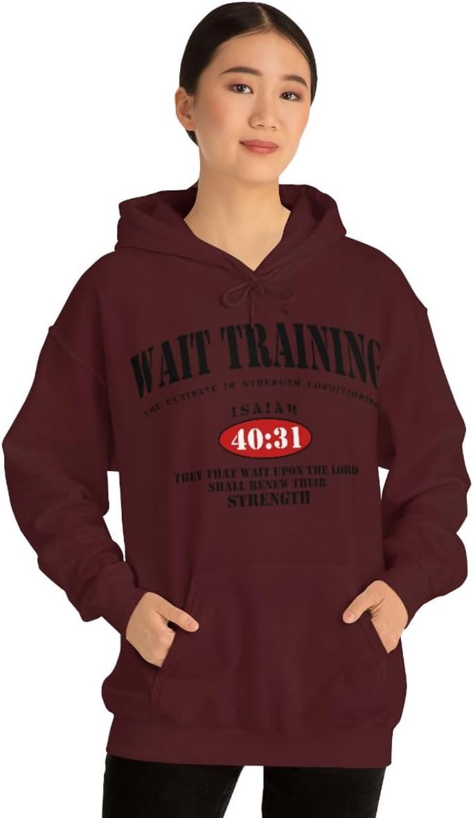 imageWait Training The Ultimate In Strength Training HoodieMaroon