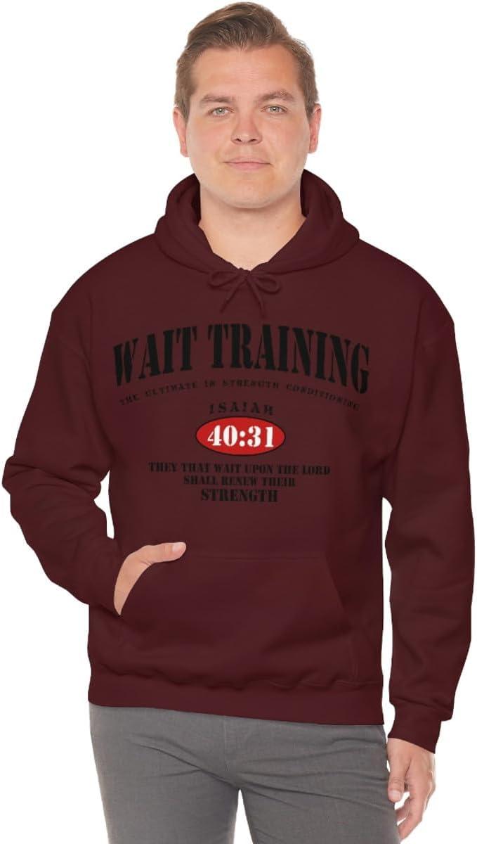 imageWait Training The Ultimate In Strength Training HoodieMaroon