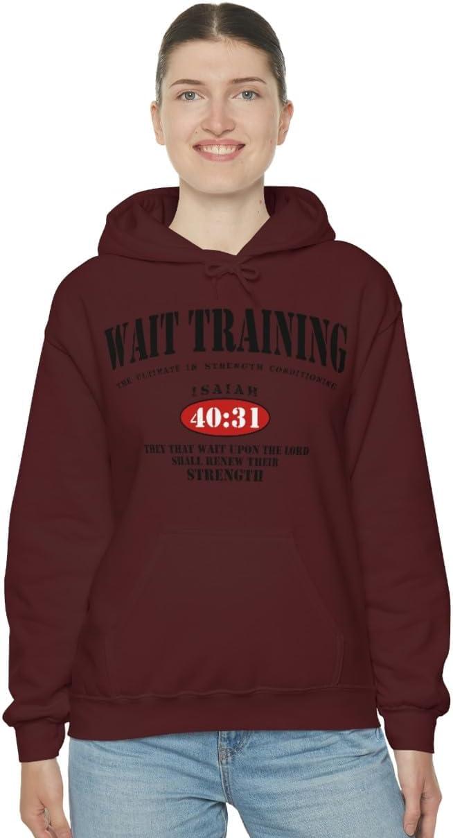 imageWait Training The Ultimate In Strength Training HoodieMaroon