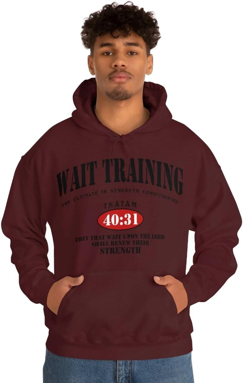imageWait Training The Ultimate In Strength Training HoodieMaroon